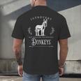 Introvert But Willing To Discuss Donkeys Vintage Retro Men's Back Print T-Shirt