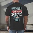 Introverted But Willing Discuss Skincare Men's Back Print T-Shirt