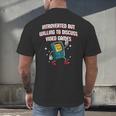 Introverted But Willing To Discuss Video Games Introvert Men's Back Print T-Shirt