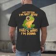 Introverts Thats What Im Doing Just Pretends Men's Back Print T-Shirt Introverts Thats What Im Doing Just Pretends Men's Back Print T-Shirt
