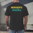 Introverts Unite I Introvert Men's Back Print T-Shirt Introverts Unite I Introvert Men's Back Print T-Shirt