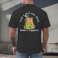 Just a Girl Who Loves Books And Capybaras Men's Back Print T-Shirt Just a Girl Who Loves Books And Capybaras Men's Back Print T-Shirt