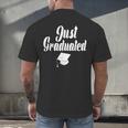 Just Graduated With A Graduation Cap Men's Back Print T-Shirt