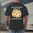 Just An Introvert Living In An Extrovert World Stickmen Men's Back Print T-Shirt Just An Introvert Living In An Extrovert World Stickmen Men's Back Print T-Shirt