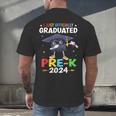 I Just Officially Graduated Pre k Graduation 2024 Pre-K Kids Men's Back Print T-Shirt