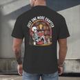 Just One More Chapter Skeleton Reading Cozy Books Men's Back Print T-Shirt