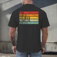 Just Pretend I Am Not Here Sarcastic Introvert Life Men's Back Print T-Shirt