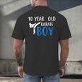 Karate Boy 10 Year Old Kids Shirt Graduation Men's Back Print T-Shirt