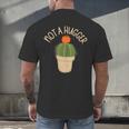 Kawaii Grumpy Cactus Not a Hugger Plant Introvert Men's Back Print T-Shirt Kawaii Grumpy Cactus Not a Hugger Plant Introvert Men's Back Print T-Shirt