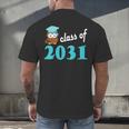 Kids Class Of 2031 Graduation Year T-Shirt Back To School Men's Back Print T-Shirt