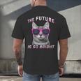 Kids Cool Future Is Bright Kids Graduation Or Birthday Men's Back Print T-Shirt