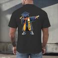 Kids HBCU Boys Grad Dabbing Graduation Men's Back Print T-Shirt