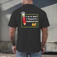 Kids Kindergarten Graduation Humor I'm So Smart I Graduated Men's Back Print T-Shirt