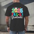 Kids Pre-K Graduate 2025 Preschool Graduation Class Of 2025 Kids Men's Back Print T-Shirt