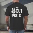 Kids Pre-K Graduation Kids Toddlers Men's Back Print T-Shirt