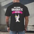 Kids Preschool Graduate 2018 Unicorn Dab Graduation Pre-K TShirt Men's Back Print T-Shirt