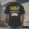 Kids Second Grade Graduation Video Game Shirt Men's Back Print T-Shirt