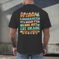 Kids So Long Kindergarten 1st Grade Here I Come Graduation Groovy Men's Back Print T-Shirt