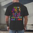 Kids So Long Kindergarten Here I Come Pre-K Graduation Graduate Men's Back Print T-Shirt