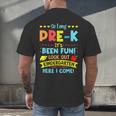 Kids So Long PRE-K It's Been Fun Graduation Men's Back Print T-Shirt