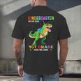 Kindergarten Graduation 1st Here We Come Class 2023 Dinosaur Men's Back Print T-Shirt