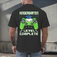Kindergarten Graduation Level Complete Gamer Class 2024 Kids Men's Back Print T-Shirt