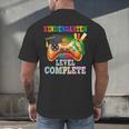Kindergarten Level Complete Last Day Of School Graduation Men's Back Print T-Shirt