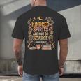 Kindred Spirits Are Not So Scarce Bookish Quote Men's Back Print T-Shirt