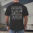 Labor And Delivery Alphabet Nurse New Nurse Graduation Men's Back Print T-Shirt