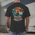 Last Day Of School Groovy Graduation School's Out For Summer Men's Back Print T-Shirt