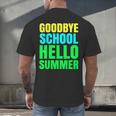 Last Day Of School Shirt Teacher Tee Graduation Men's Back Print T-Shirt