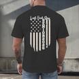 Last First Day Senior 2026 USA Flag Graduation Class Of 2026 Men's Back Print T-Shirt