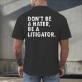 Lawyer Graduation Idea Shirt Law School Men's Back Print T-Shirt