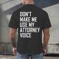 Lawyer Law School Graduation Attorney Men Women Men's Back Print T-Shirt