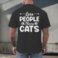 Less People More Cats Introvert's Dream Tee Men's Back Print T-Shirt Less People More Cats Introvert's Dream Tee Men's Back Print T-Shirt