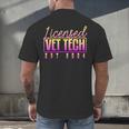 Licensed Vet Tech Veterinary Technician Graduation 2024 Men's Back Print T-Shirt