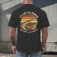 Life Isn’t All Running And Reading Book Lover Men's Back Print T-Shirt