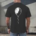 Lone Balloon Celebration Individualistic Introvert Party Men's Back Print T-Shirt