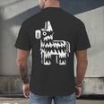 Lone Vibes Celebration Individualistic Introvert Party Men's Back Print T-Shirt Lone Vibes Celebration Individualistic Introvert Party Men's Back Print T-Shirt