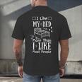 I Love My Bed More Than I Like Most People Introvert Pyjamas Men's Back Print T-Shirt I Love My Bed More Than I Like Most People Introvert Pyjamas Men's Back Print T-Shirt