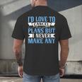 I Would Love To Cancel Plans But i Never Make Any Introvert Men's Back Print T-Shirt I Would Love To Cancel Plans But i Never Make Any Introvert Men's Back Print T-Shirt
