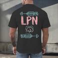 LPN Licensed Practical Nurse Graduation Nursing Nurses Week Men's Back Print T-Shirt