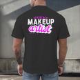 Makeup Artist Beauty Cosmetologist Graduation T-Shirt Men's Back Print T-Shirt