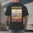 Marine Biology Ocean Introvert Marine Biologist Men's Back Print T-Shirt Marine Biology Ocean Introvert Marine Biologist Men's Back Print T-Shirt