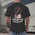 Mastered It Black Girl Masters Degree Graduation Black Queen Men's Back Print T-Shirt