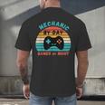 Mechanic Birthday For Graduation Or Christmas Men's Back Print T-Shirt