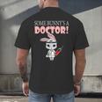 Med School Graduation Bunny Medical New Doctor Men's Back Print T-Shirt