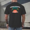 Middle School Graduation Gaming Vintage Level Complete Men's Back Print T-Shirt