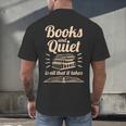 Mindfulness Reading Book Nerd Book Lover Bookworm Introverts Men's Back Print T-Shirt