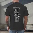 My Mommy Did It Nurse Graduation Son Daughter Christmas Men's Back Print T-Shirt